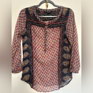 Sheer Blouse by Lucky Brand